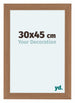 Como MDF Bilderrahmen 30x45cm Nussbaum Hell Vorne Messe | Yourdecoration.at