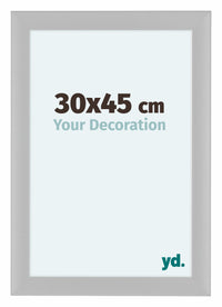 Como MDF Bilderrahmen 30x45cm Weiss Matt Vorne Messe | Yourdecoration.at