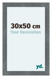 Como MDF Bilderrahmen 30x50cm Eisen Gewischt Vorne Messe | Yourdecoration.at