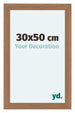 Como MDF Bilderrahmen 30x50cm Nussbaum Hell Vorne Messe | Yourdecoration.at