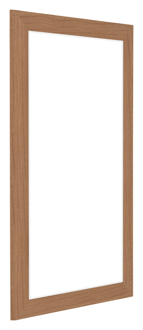 Como MDF Bilderrahmen 30x50cm Nussbaum Hell Vorne Schrag | Yourdecoration.at
