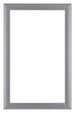 Como MDF Bilderrahmen 30x50cm Silber Matt Vorne | Yourdecoration.at