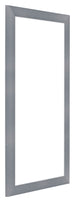 Como MDF Bilderrahmen 30x60cm Aluminium Geburstet Vorne Schrag | Yourdecoration.at