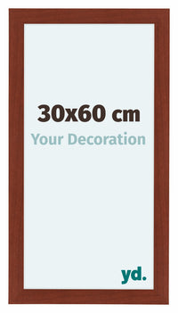 Como MDF Bilderrahmen 30x60cm Kirschbaum Vorne Messe | Yourdecoration.at