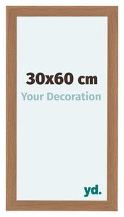 Como MDF Bilderrahmen 30x60cm Nussbaum Hell Vorne Messe | Yourdecoration.at