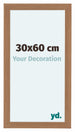 Como MDF Bilderrahmen 30x60cm Nussbaum Hell Vorne Messe | Yourdecoration.at