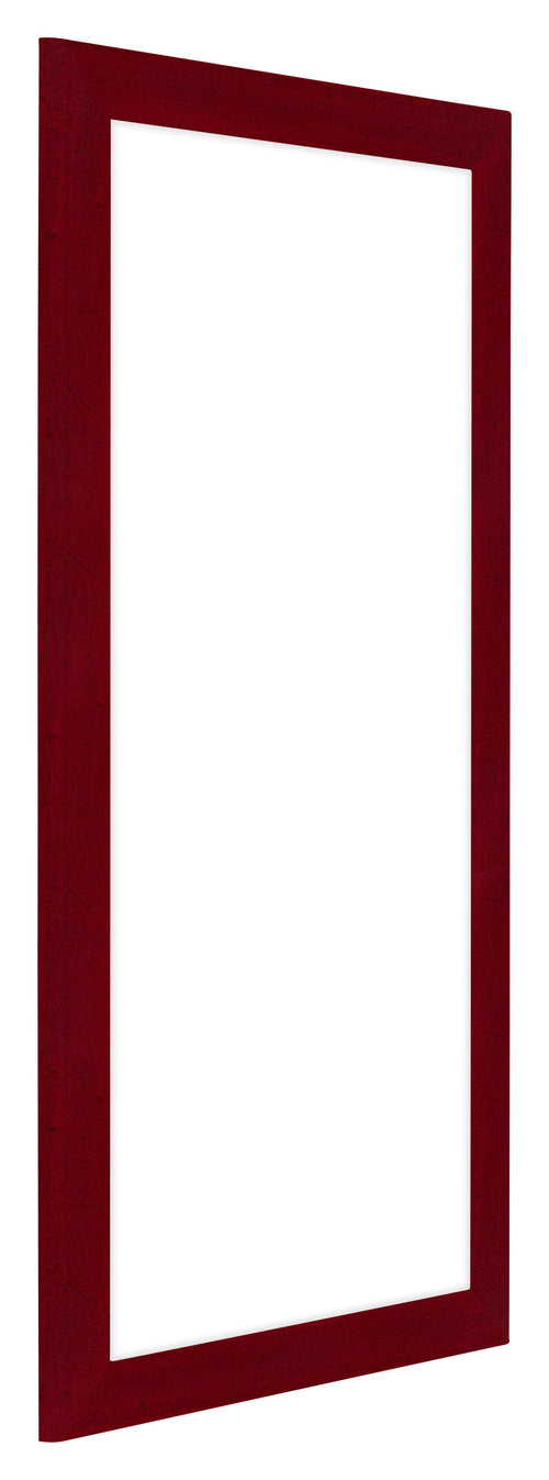 Como MDF Bilderrahmen 30x60cm Weinrot Gewischt Vorne Schrag | Yourdecoration.at