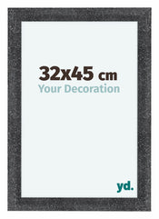 Como MDF Bilderrahmen 32x45cm Grau Gewischt Vorne Vorne | Yourdecoration.at