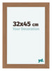 Como MDF Bilderrahmen 32x45cm Nussbaum Hell Vorne Vorne | Yourdecoration.at