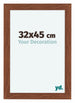 Como MDF Bilderrahmen 32x45cm Nussbaum Vorne Vorne | Yourdecoration.at
