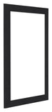 Como MDF Bilderrahmen 32x45cm Schwarz Gemasert Vorne Schrag | Yourdecoration.at