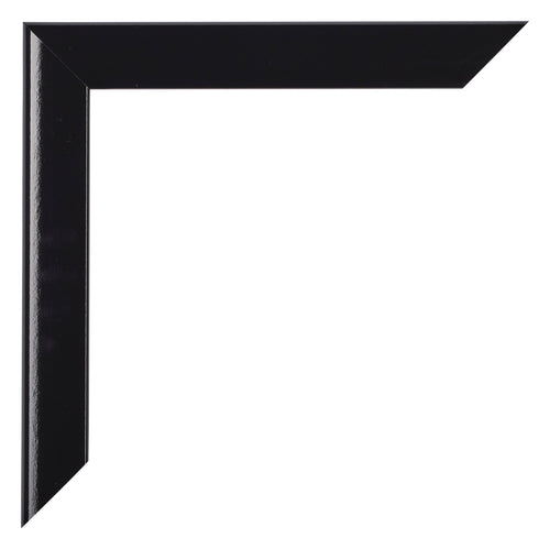Como MDF Bilderrahmen 32x45cm Schwarz Hochglanz Ecke | Yourdecoration.at