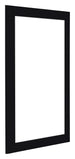 Como MDF Bilderrahmen 32x45cm Schwarz Hochglanz Vorne Schrag | Yourdecoration.at