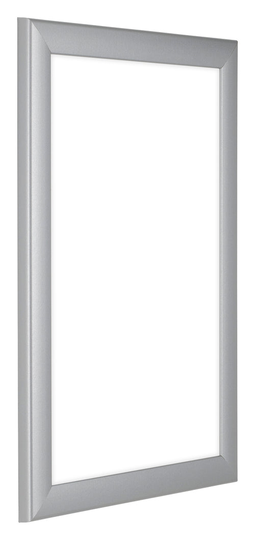 Como MDF Bilderrahmen 32x45cm Silber Matt Vorne Schrag | Yourdecoration.at