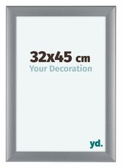 Como MDF Bilderrahmen 32x45cm Silber Matt Vorne Vorne | Yourdecoration.at