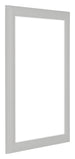 Como MDF Bilderrahmen 32x45cm Weiss Gemasert Vorne Schrag | Yourdecoration.at