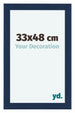 Como MDF Bilderrahmen 33x48cm Dunkelblau Gewischt Vorne Vorne | Yourdecoration.at