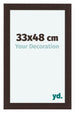 Como MDF Bilderrahmen 33x48cm Eiche Dunkel Vorne Vorne | Yourdecoration.at