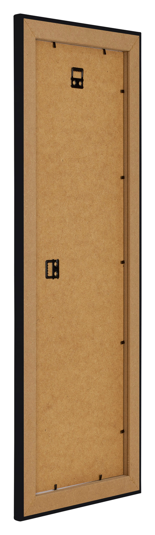 Como MDF Bilderrahmen 33x98cm Schwarz Hochglanz Ruckseite Schrag | Yourdecoration.at