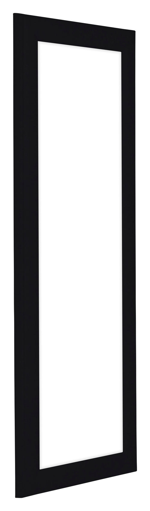 Como MDF Bilderrahmen 33x98cm Schwarz Hochglanz Vorne Schrag | Yourdecoration.at