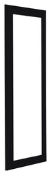 Como MDF Bilderrahmen 33x98cm Schwarz Hochglanz Vorne Schrag | Yourdecoration.at