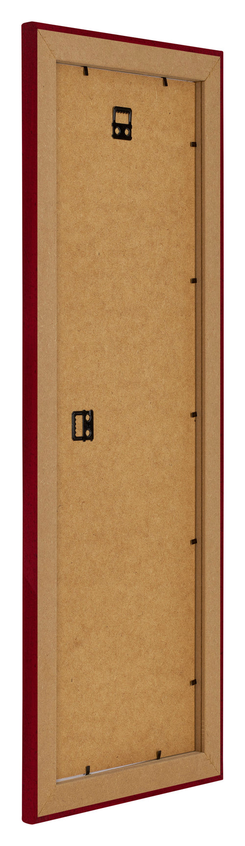 Como MDF Bilderrahmen 33x98cm Weinrot Gewischt Ruckseite Schrag | Yourdecoration.at