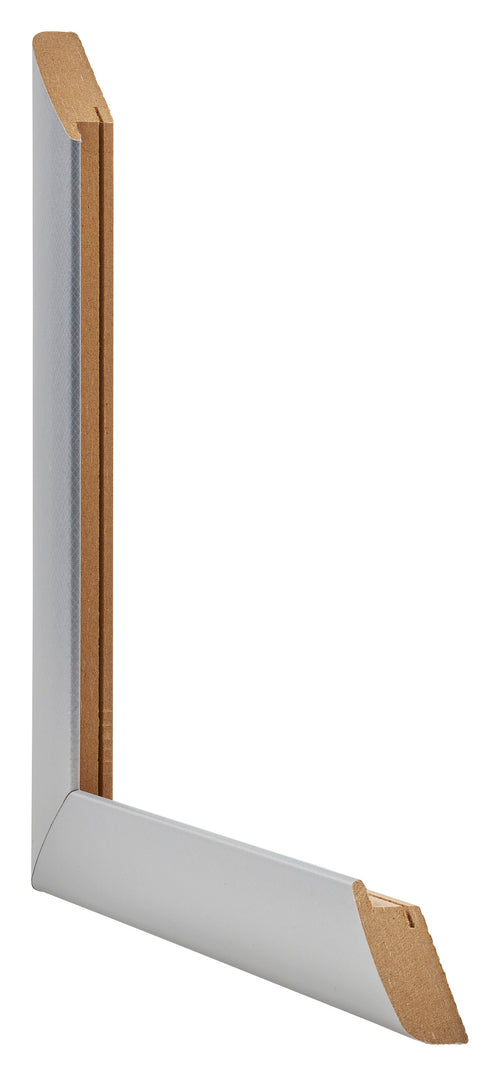 Como MDF Bilderrahmen 35x35cm Aluminium Geburstet Querschnitt | Yourdecoration.at