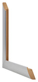 Como MDF Bilderrahmen 35x35cm Aluminium Geburstet Querschnitt | Yourdecoration.at