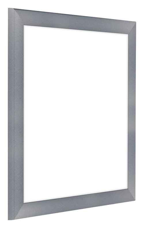 Como MDF Bilderrahmen 35x35cm Aluminium Geburstet Vorne Schrag | Yourdecoration.at