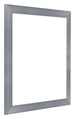 Como MDF Bilderrahmen 35x35cm Aluminium Geburstet Vorne Schrag | Yourdecoration.at