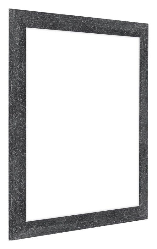 Como MDF Bilderrahmen 35x35cm Grau Gewischt Vorne Schrag | Yourdecoration.at