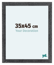 Como MDF Bilderrahmen 35x45cm Grau Gewischt Vorne Messe | Yourdecoration.at