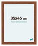 Como MDF Bilderrahmen 35x45cm Nussbaum Vorne Messe | Yourdecoration.at
