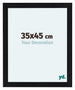 Como MDF Bilderrahmen 35x45cm Schwarz Matt Vorne Messe | Yourdecoration.at