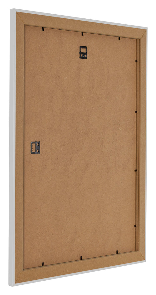 Como MDF Bilderrahmen 35x45cm Weiss Hochglanz Ruckseite Schrag | Yourdecoration.at