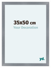 Como MDF Bilderrahmen 35x50cm Aluminium Geburstet Vorne Messe | Yourdecoration.at