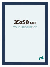 Como MDF Bilderrahmen 35x50cm Dunkelblau Gewischt Vorne Messe | Yourdecoration.at