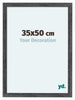 Como MDF Bilderrahmen 35x50cm Grau Gewischt Vorne Messe | Yourdecoration.at