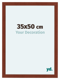 Como MDF Bilderrahmen 35x50cm Kirschbaum Vorne Messe | Yourdecoration.at