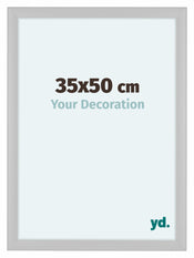 Como MDF Bilderrahmen 35x50cm Weiss Matt Vorne Messe | Yourdecoration.at