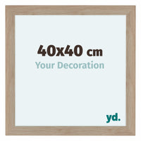 Como MDF Bilderrahmen 40x40cm Eiche Hell Vorne Messe | Yourdecoration.at