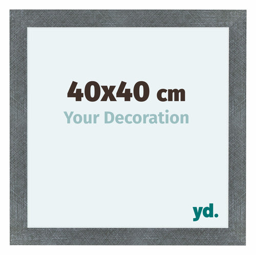 Como MDF Bilderrahmen 40x40cm Eisen Gewischt Vorne Messe | Yourdecoration.at