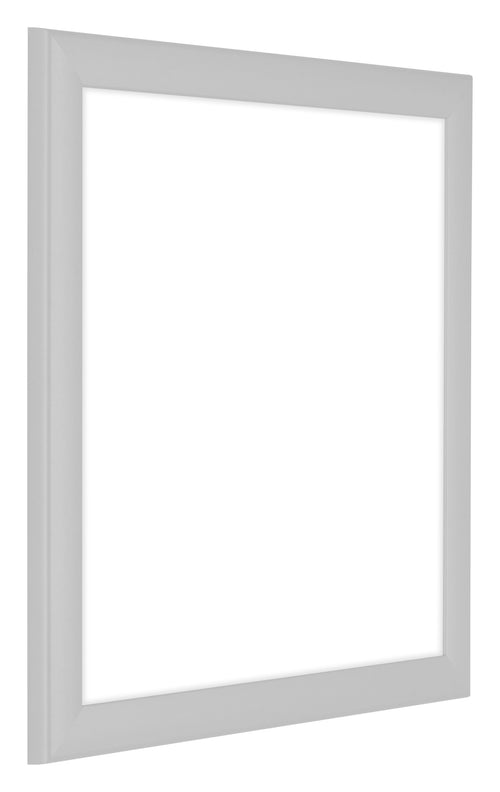 Como MDF Bilderrahmen 40x40cm Weiss Hochglanz Vorne Schrag | Yourdecoration.at