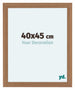Como MDF Bilderrahmen 40x45cm Nussbaum Hell Vorne Messe | Yourdecoration.at