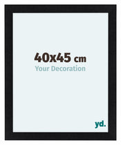 Como MDF Bilderrahmen 40x45cm Schwarz Matt Vorne Messe | Yourdecoration.at