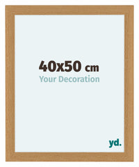 Como MDF Bilderrahmen 40x50cm Buche Vorne Messe | Yourdecoration.at