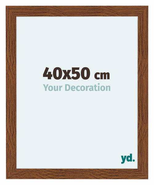 Como MDF Bilderrahmen 40x50cm Eiche Rustiek Vorne Messe | Yourdecoration.at