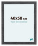 Como MDF Bilderrahmen 40x50cm Grau Gewischt Vorne Messe | Yourdecoration.at
