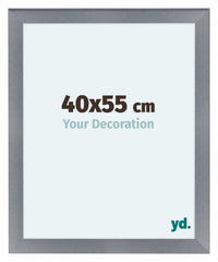 Como MDF Bilderrahmen 40x55cm Aluminium Geburstet Vorne Messe | Yourdecoration.at