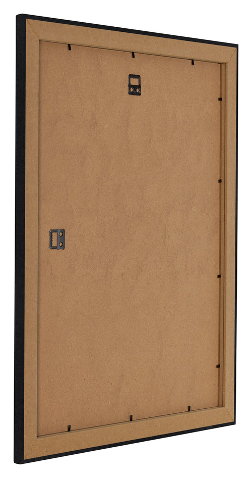 Como MDF Bilderrahmen 40x55cm Schwarz Matt Ruckseite Schrag | Yourdecoration.at